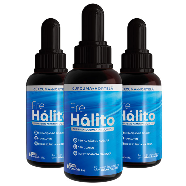 Fre Hálito 3 Frascos