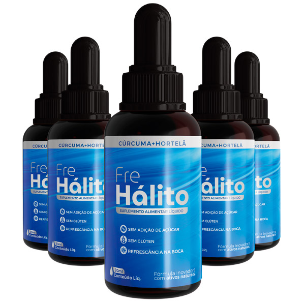 Fre Hálito 5 Frascos